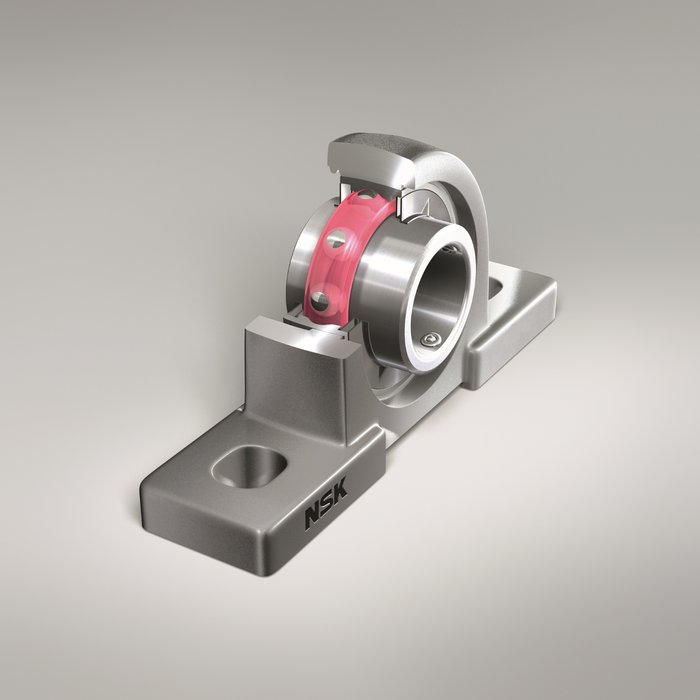 NSK Molded-Oil rulmanlar gıda tesislerinde uzun ömür sunuyor